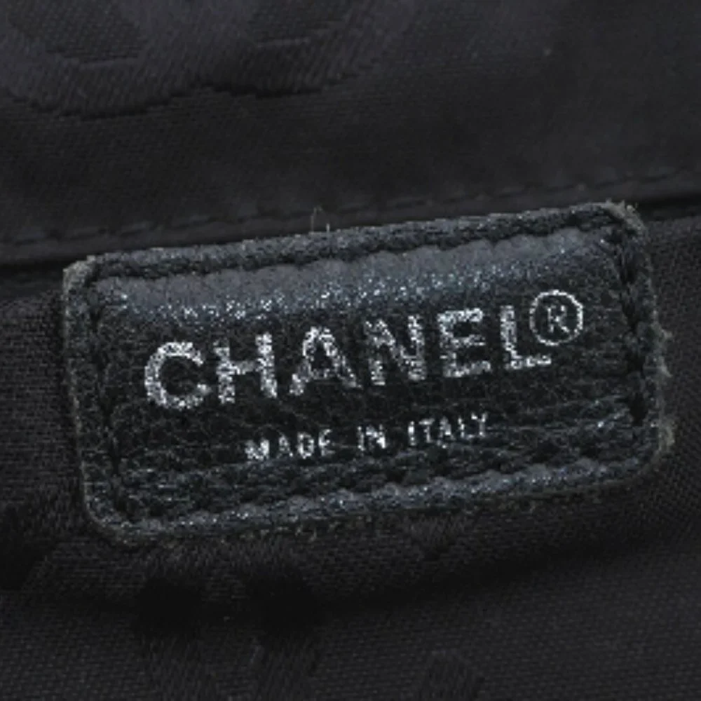 EUC Chanel Vintage Rue Cambon 31 Shoulder Bag Tote Satchel Black Ivory Travel - Picture 11 of 14